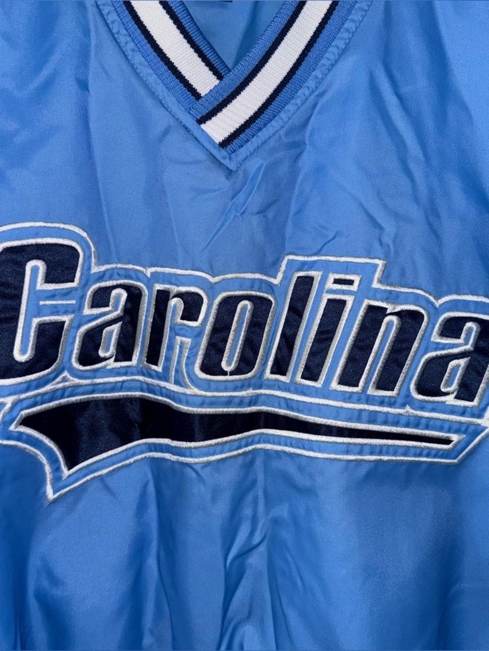 Vintage 90s Starter University Of North Carolina Tar Heels Windbreaker Jacket M - Picture 3 of 16